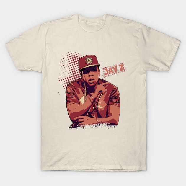 Jay Z | Rapper | Old School T-Shirt by Degiab